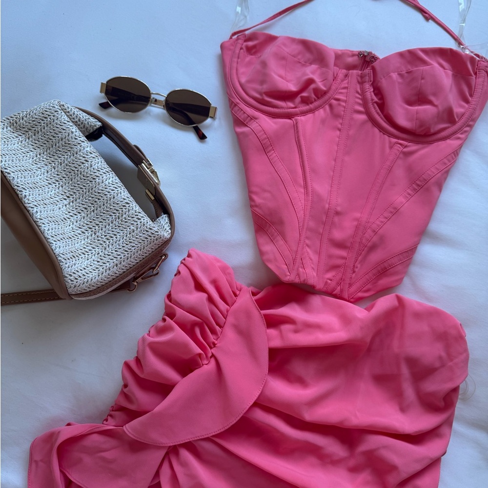 Mistress Rocks Pink skirt & corset